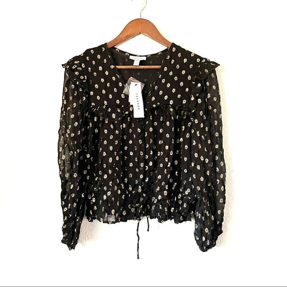 NWT Topshop Women’s Blouse Size 4